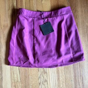 Lelis Collection Magenta Mini Skirt Size Small NWT